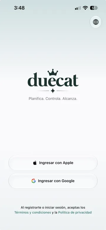 Inicio de sesión con Apple y Google